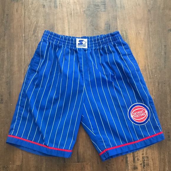 Champion Jersey Pistons Shorts RARE VINTAGE - Picture 1 of 2